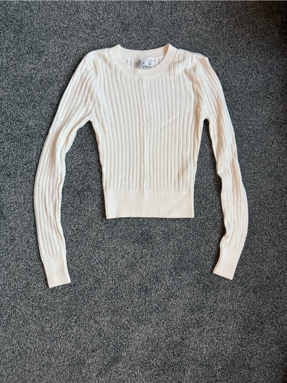 Hollister Women’s Ribbed Long-Sleeve Knit Top